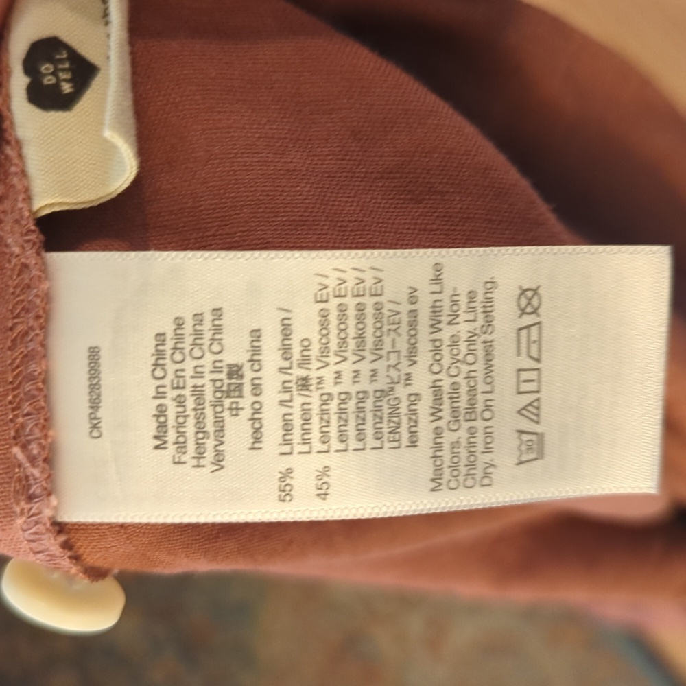 Madewell Rust Button-Up Blouse - image 5